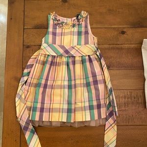 CHAPS plaid dress 4 toddler